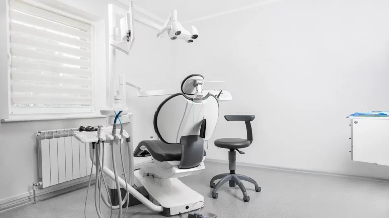 Empty dental surgery with a treatment chair, illustrating IT support for medical practices